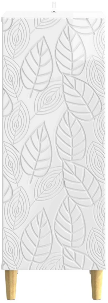 Kabalas Itin blizgi balta 33 x 34,5 x 90 cm Apdirbta mediena