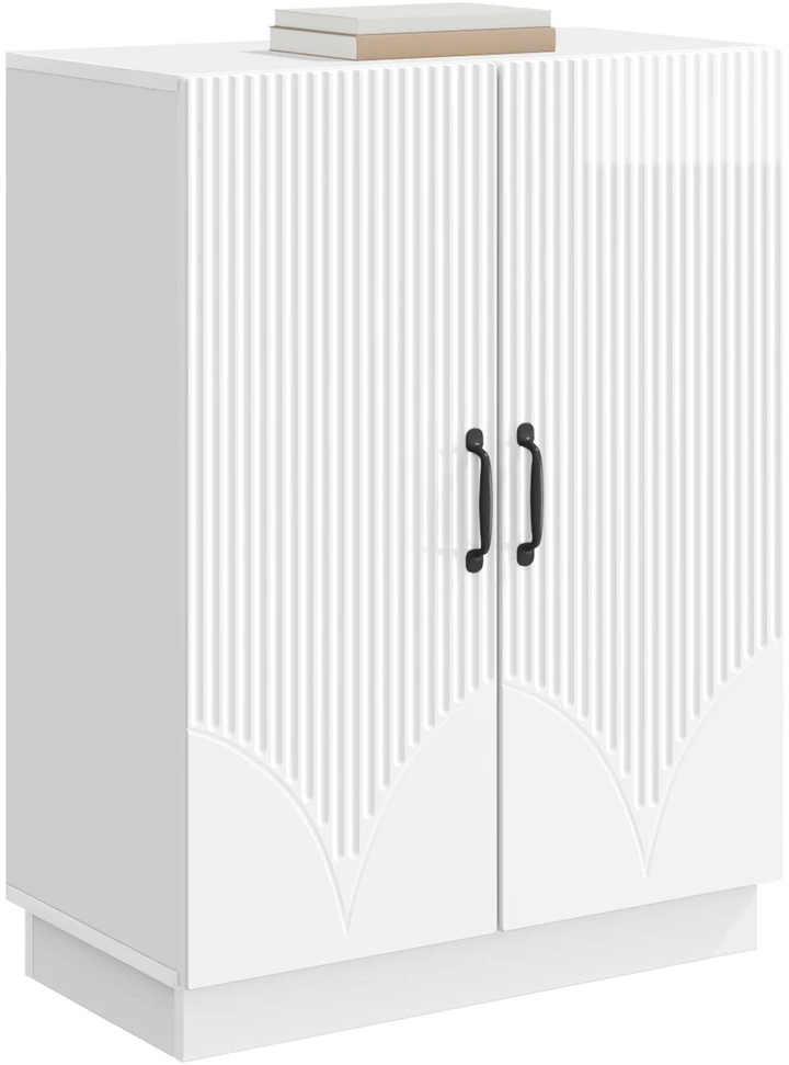 Kabalas Itin blizgi balta 66 x 34,5 x 87 cm Apdirbta mediena