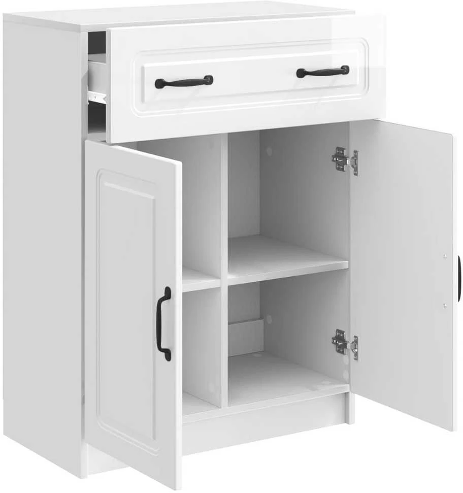 Kabalas Itin blizgi balta 66 x 34,5 x 87 cm Apdirbta mediena