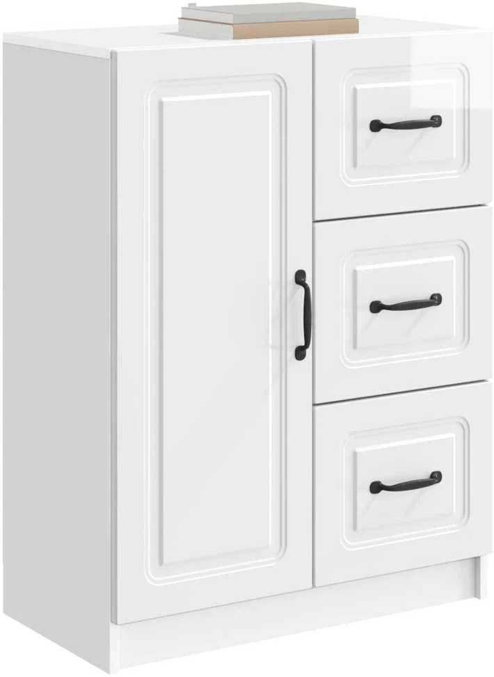 Kabalas Itin blizgi balta 66 x 34,5 x 87 cm Apdirbta mediena