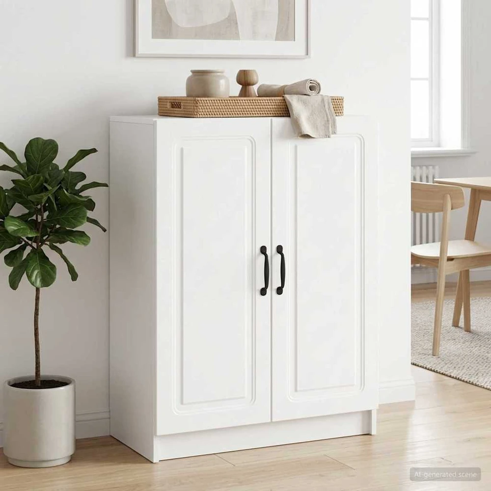 Kabalas Itin blizgi balta 66 x 34,5 x 87 cm Apdirbta mediena