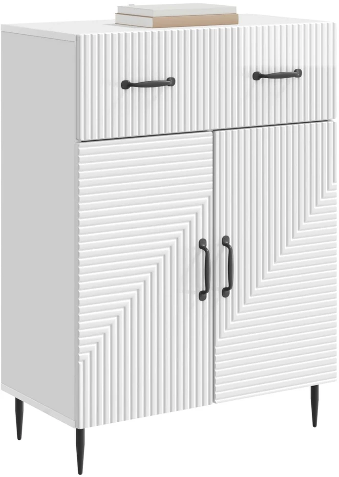 Kabalas Itin blizgi balta 66 x 34,5 x 89,5 cm Apdirbta mediena