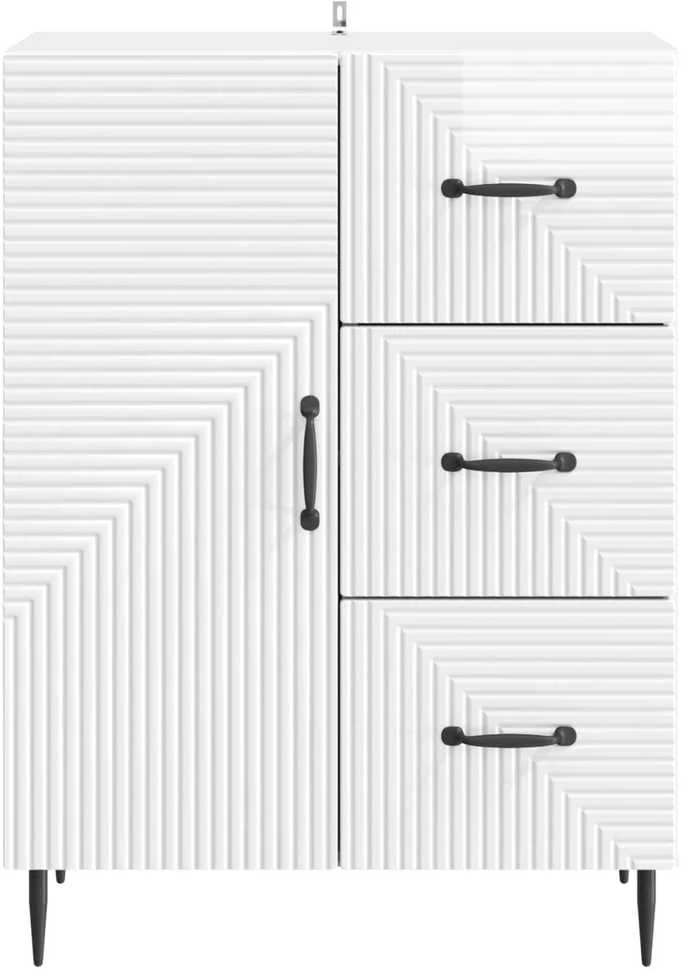 Kabalas Itin blizgi balta 66 x 34,5 x 89,5 cm Apdirbta mediena