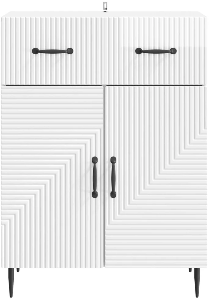 Kabalas Itin blizgi balta 66 x 34,5 x 89,5 cm Apdirbta mediena