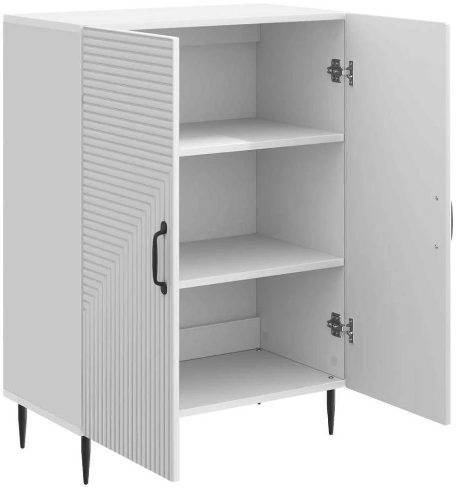 Kabalas Itin blizgi balta 66 x 34,5 x 89,5 cm Apdirbta mediena