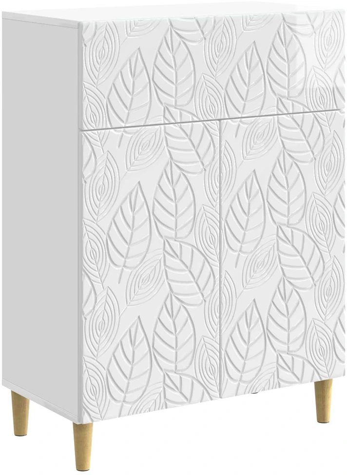 Kabalas Itin blizgi balta 66 x 34,5 x 90 cm Apdirbta mediena