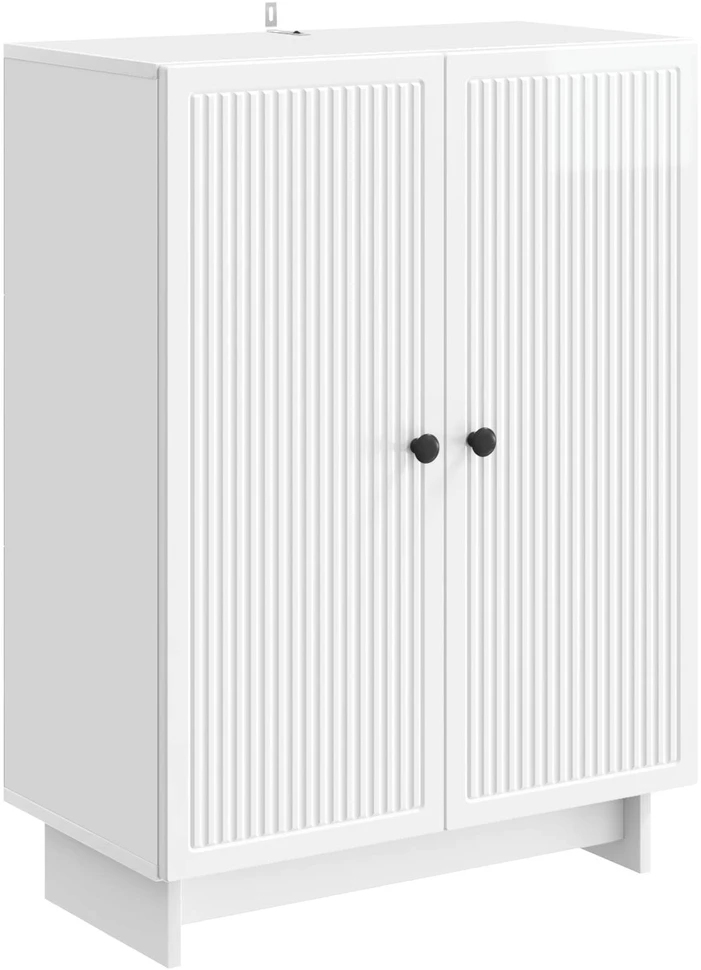 Kabalas Itin blizgi balta 66 x 34,5 x 90 cm Apdirbta mediena