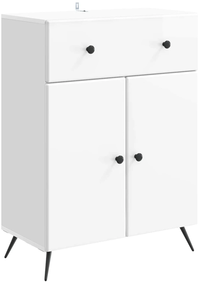 Kabalas Itin blizgi balta 66 x 34,5 x 90 cm Apdirbta mediena