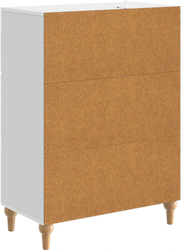 Kabalas Itin blizgi balta 66 x 34,5 x 90 cm Apdirbta mediena