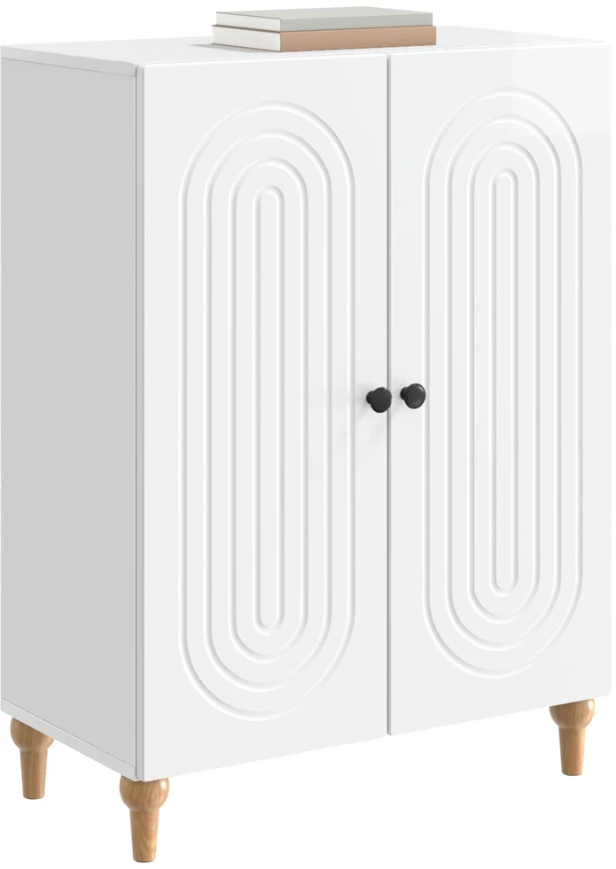 Kabalas Itin blizgi balta 66 x 34,5 x 90 cm Apdirbta mediena