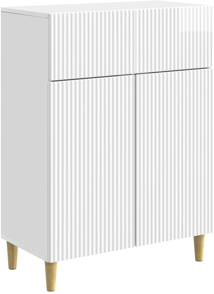 Kabalas Itin blizgi balta 66 x 34,5 x 90 cm Apdirbta mediena