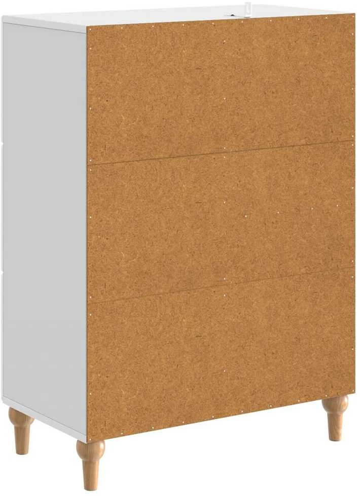 Kabalas Itin blizgi balta 66 x 34,5 x 90 cm Apdirbta mediena