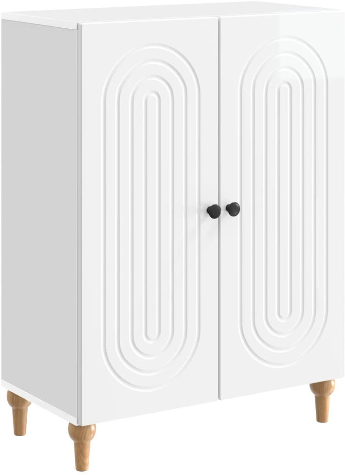 Kabalas Itin blizgi balta 66 x 34,5 x 90 cm Apdirbta mediena