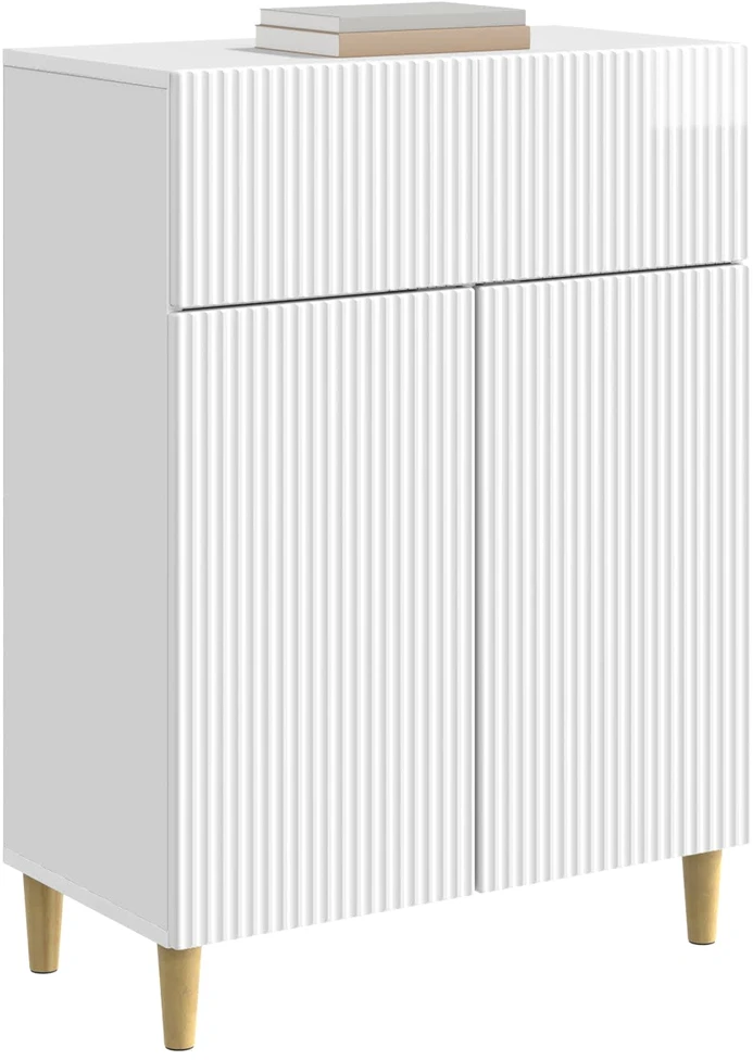 Kabalas Itin blizgi balta 66 x 34,5 x 90 cm Apdirbta mediena