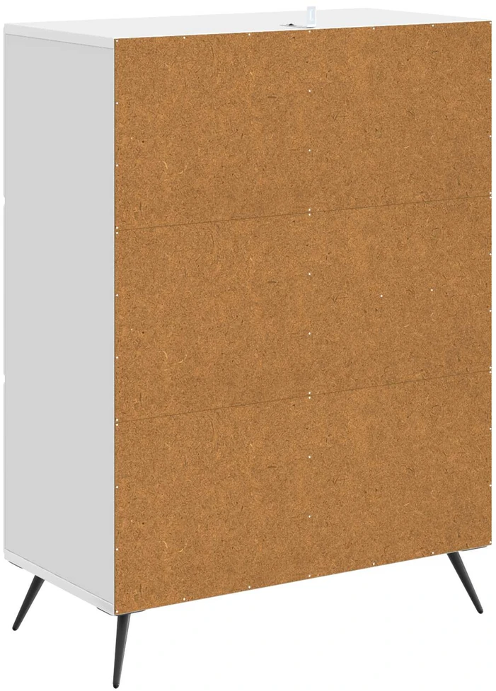 Kabalas Itin blizgi balta 66 x 34,5 x 90 cm Apdirbta mediena