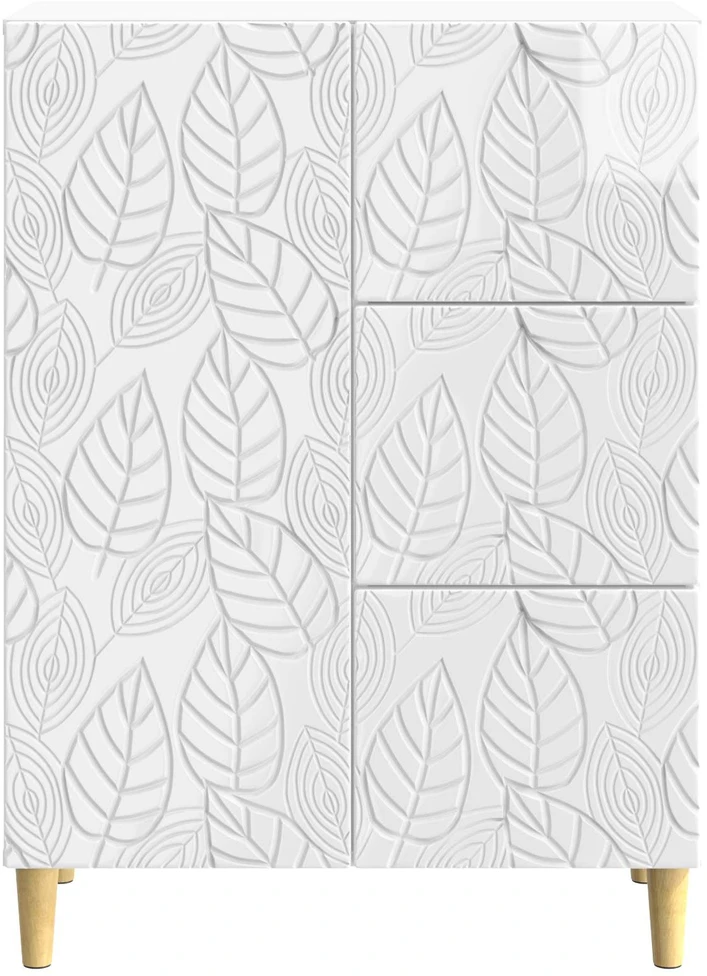 Kabalas Itin blizgi balta 66 x 34,5 x 90 cm Apdirbta mediena