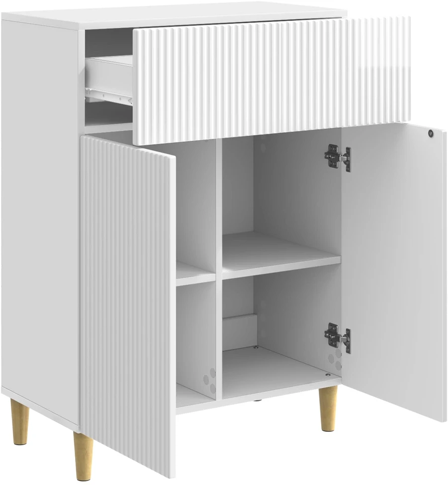 Kabalas Itin blizgi balta 66 x 34,5 x 90 cm Apdirbta mediena