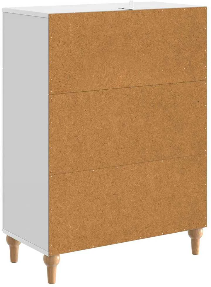 Kabalas Itin blizgi balta 66 x 34,5 x 90 cm Apdirbta mediena