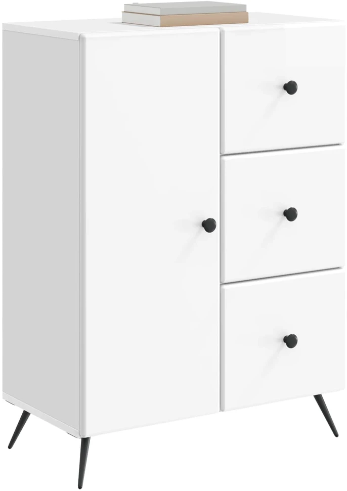 Kabalas Itin blizgi balta 66 x 34,5 x 90 cm Apdirbta mediena