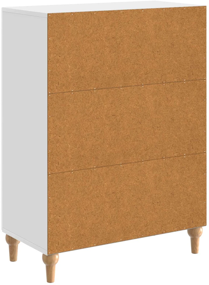 Kabalas Itin blizgi balta 66 x 34,5 x 90 cm Apdirbta mediena