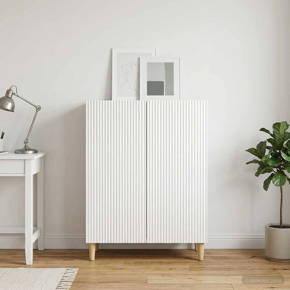 Kabalas Itin blizgi balta 66 x 34,5 x 90 cm Apdirbta mediena