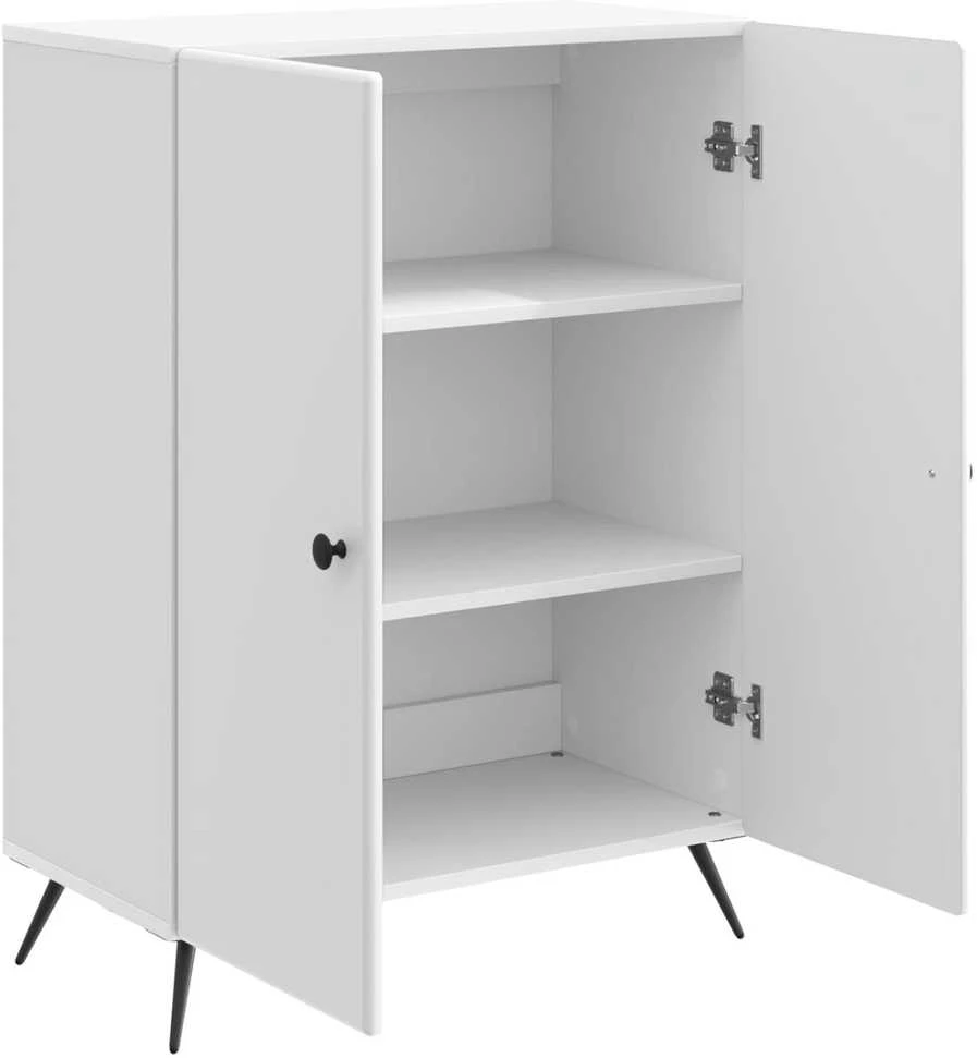Kabalas Itin blizgi balta 66 x 34,5 x 90 cm Apdirbta mediena