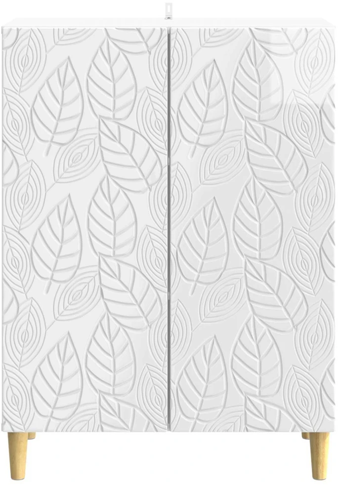 Kabalas Itin blizgi balta 66 x 34,5 x 90 cm Apdirbta mediena