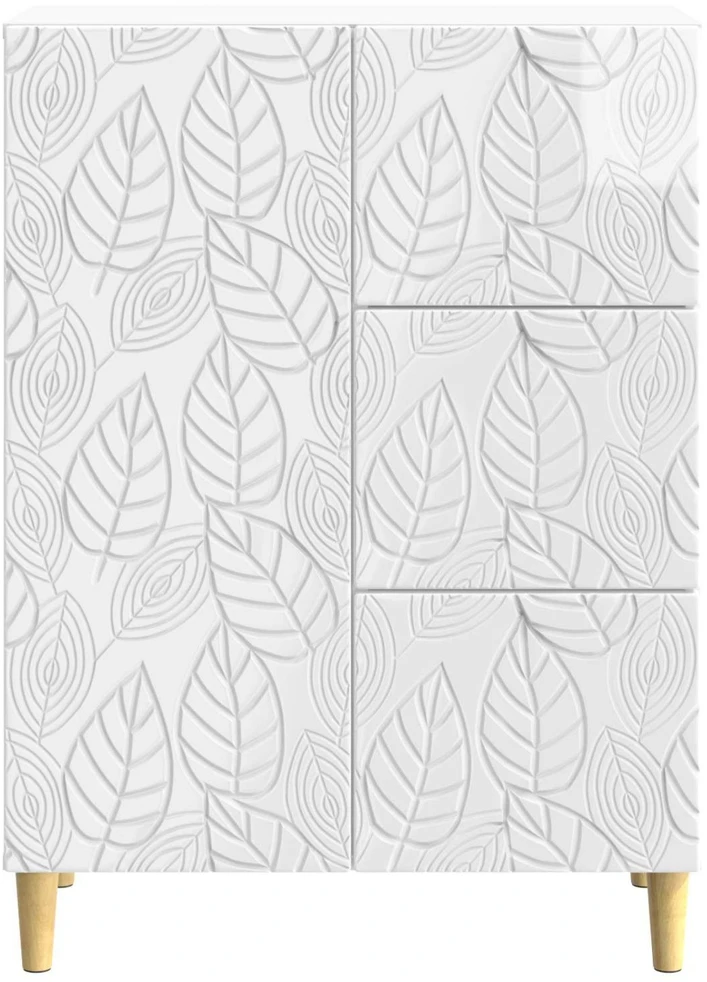 Kabalas Itin blizgi balta 66 x 34,5 x 90 cm Apdirbta mediena