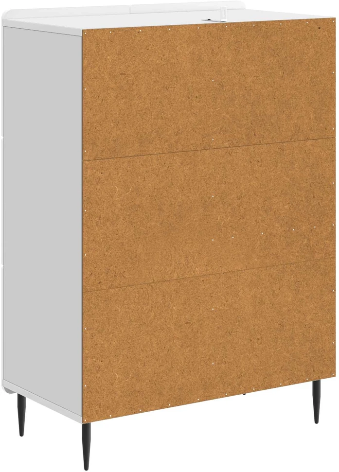 Kabalas Itin blizgi balta 66 x 34,5 x 91,5 cm Apdirbta mediena