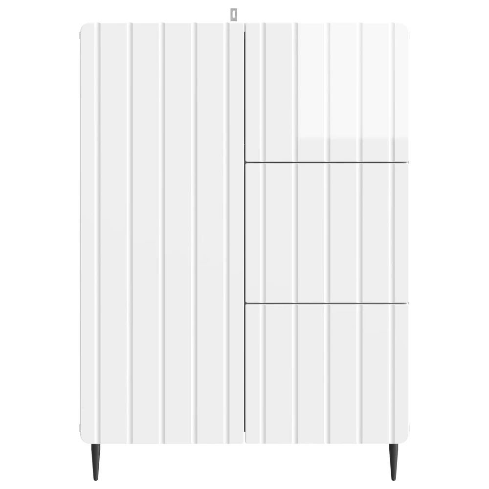 Kabalas Itin blizgi balta 66 x 34,5 x 91,5 cm Apdirbta mediena