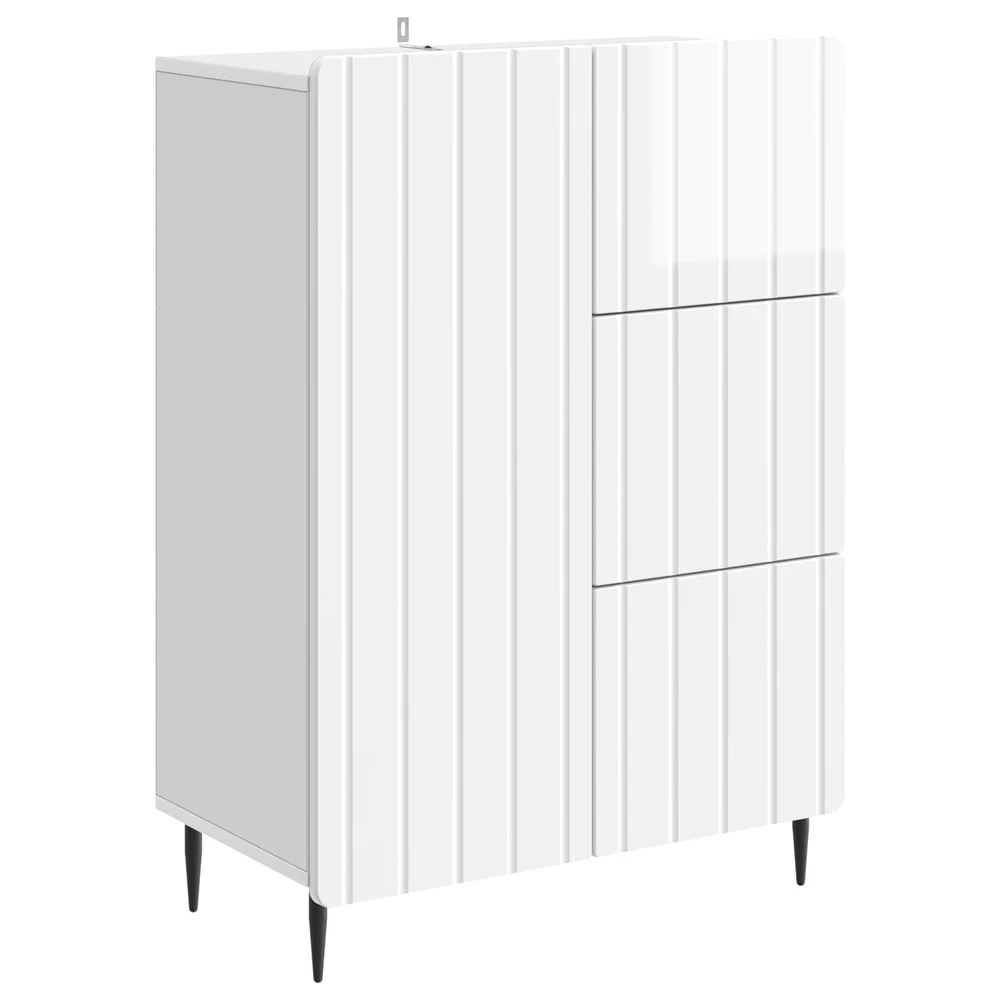 Kabalas Itin blizgi balta 66 x 34,5 x 91,5 cm Apdirbta mediena