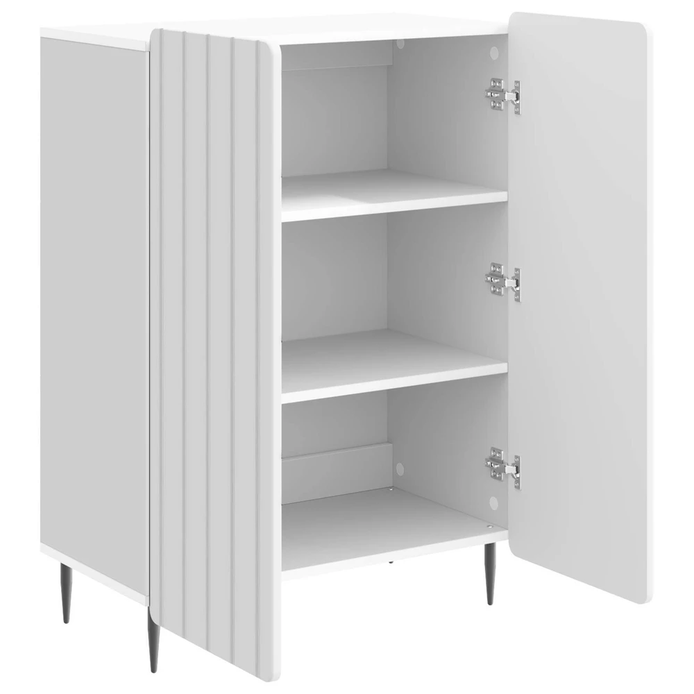 Kabalas Itin blizgi balta 66 x 34,5 x 92 cm Apdirbta mediena