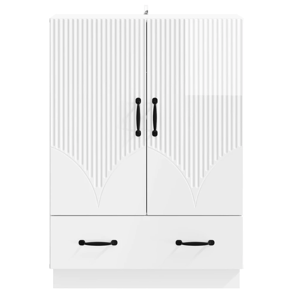Kabalas Itin blizgi balta 66 x 34,5 x 92 cm Apdirbta mediena