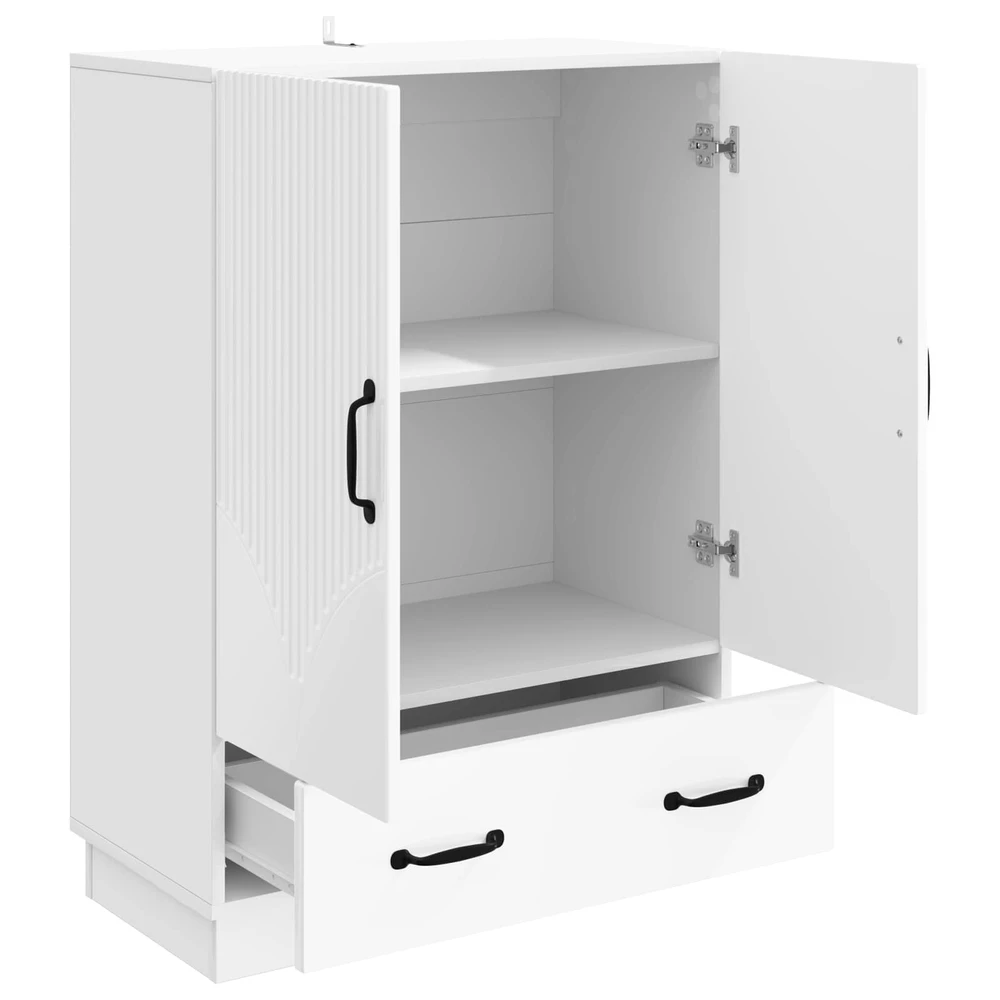 Kabalas Itin blizgi balta 66 x 34,5 x 92 cm Apdirbta mediena