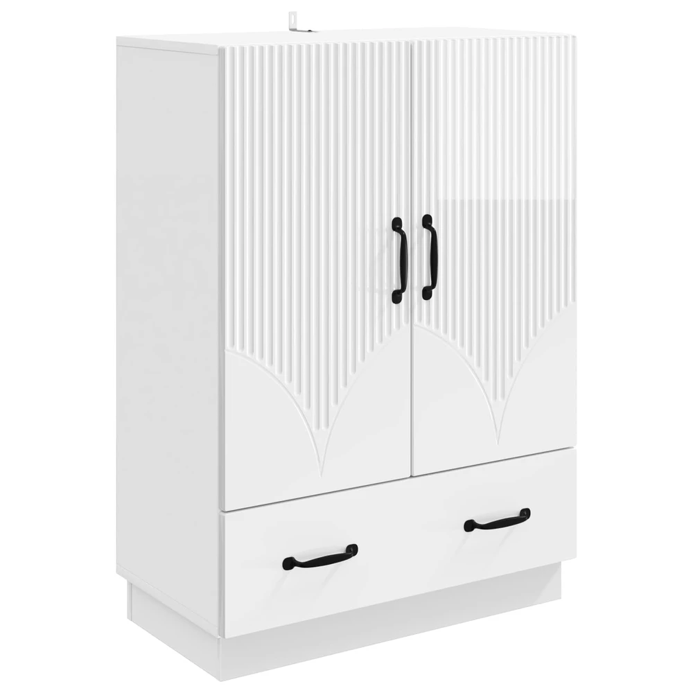 Kabalas Itin blizgi balta 66 x 34,5 x 92 cm Apdirbta mediena