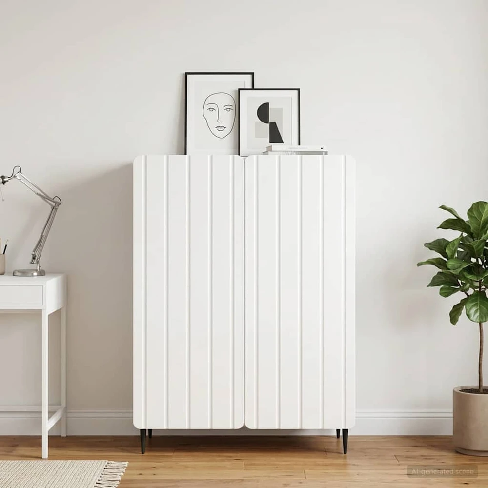 Kabalas Itin blizgi balta 66 x 34,5 x 92 cm Apdirbta mediena