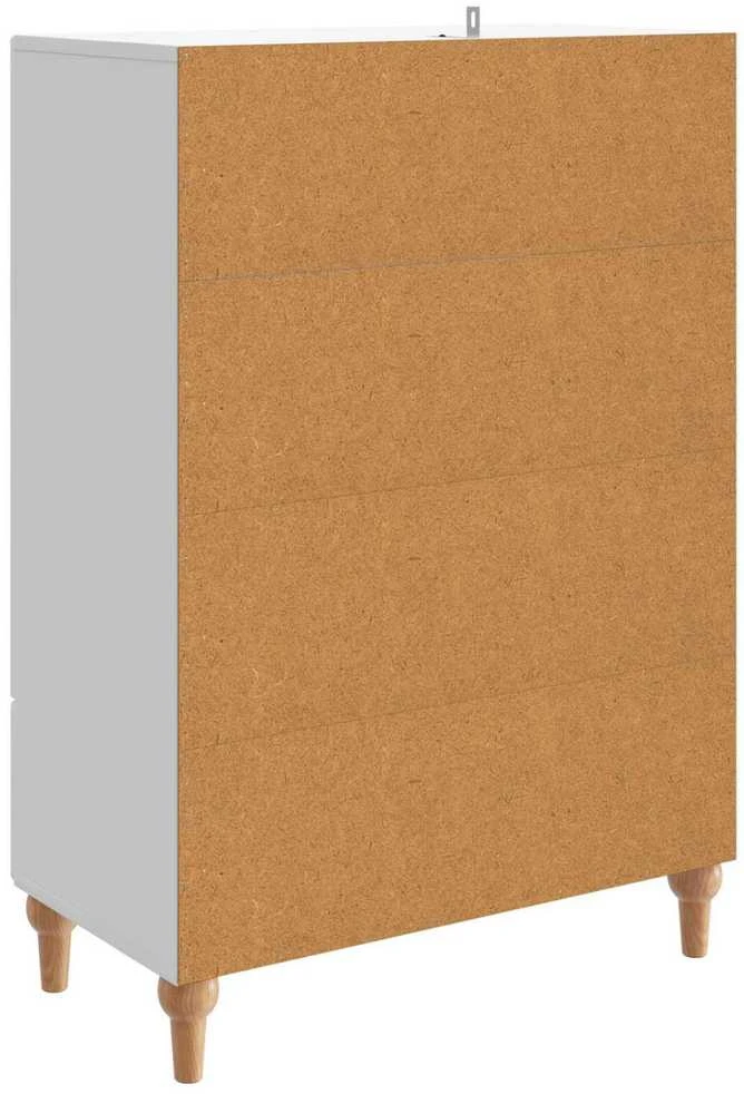 Kabalas Itin blizgi balta 66 x 34,5 x 95 cm Apdirbta mediena