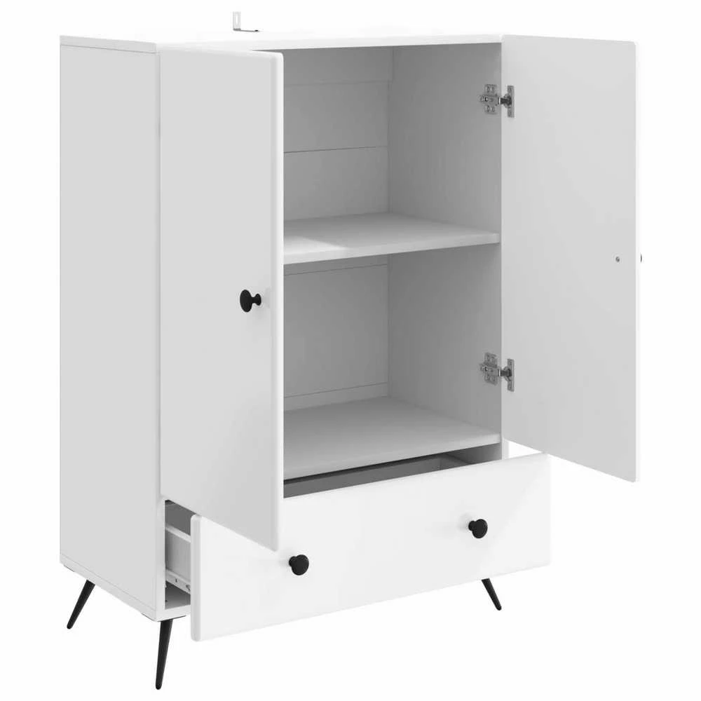 Kabalas Itin blizgi balta 66 x 34,5 x 95 cm Apdirbta mediena