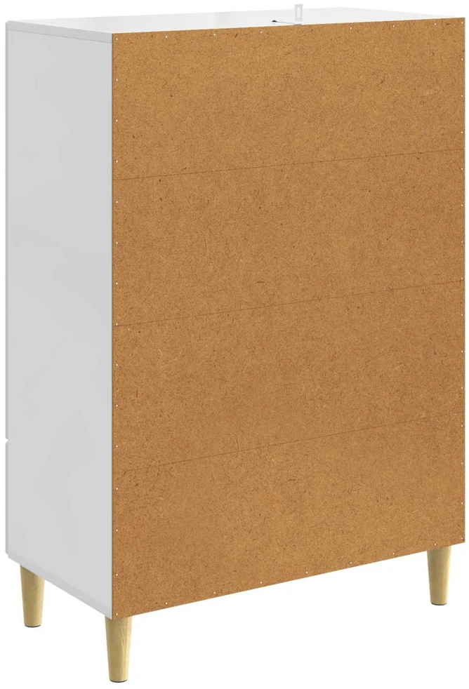 Kabalas Itin blizgi balta 66 x 34,5 x 95 cm Apdirbta mediena