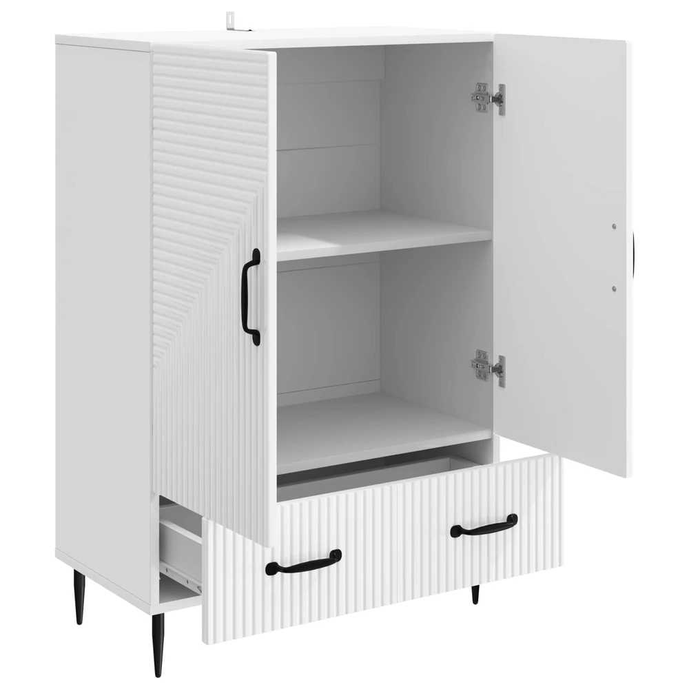 Kabalas Itin blizgi balta 66 x 34,5 x 95 cm Apdirbta mediena