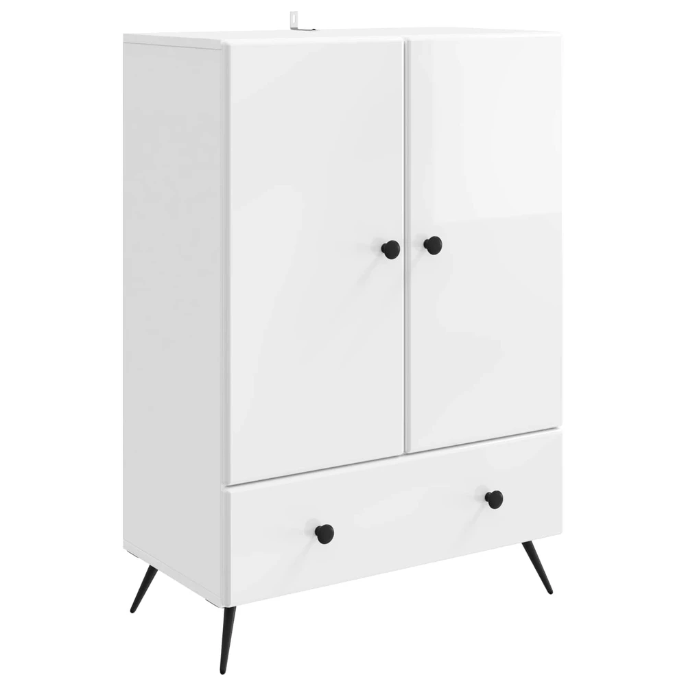 Kabalas Itin blizgi balta 66 x 34,5 x 95 cm Apdirbta mediena