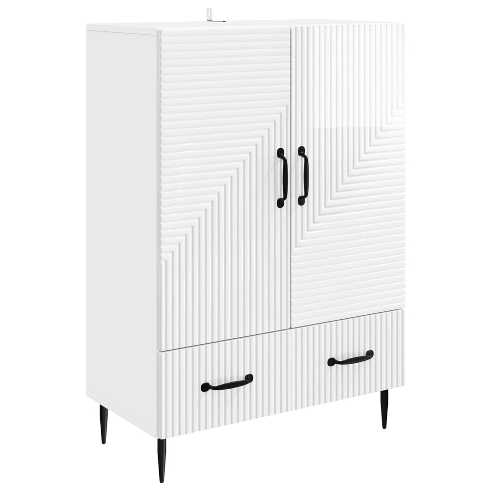 Kabalas Itin blizgi balta 66 x 34,5 x 95 cm Apdirbta mediena
