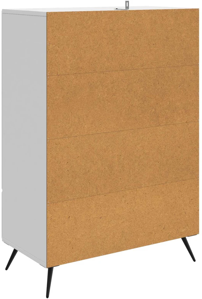 Kabalas Itin blizgi balta 66 x 34,5 x 95 cm Apdirbta mediena