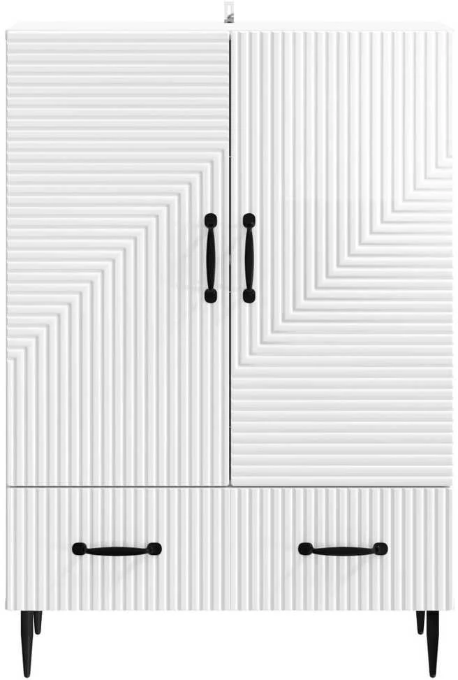 Kabalas Itin blizgi balta 66 x 34,5 x 95 cm Apdirbta mediena