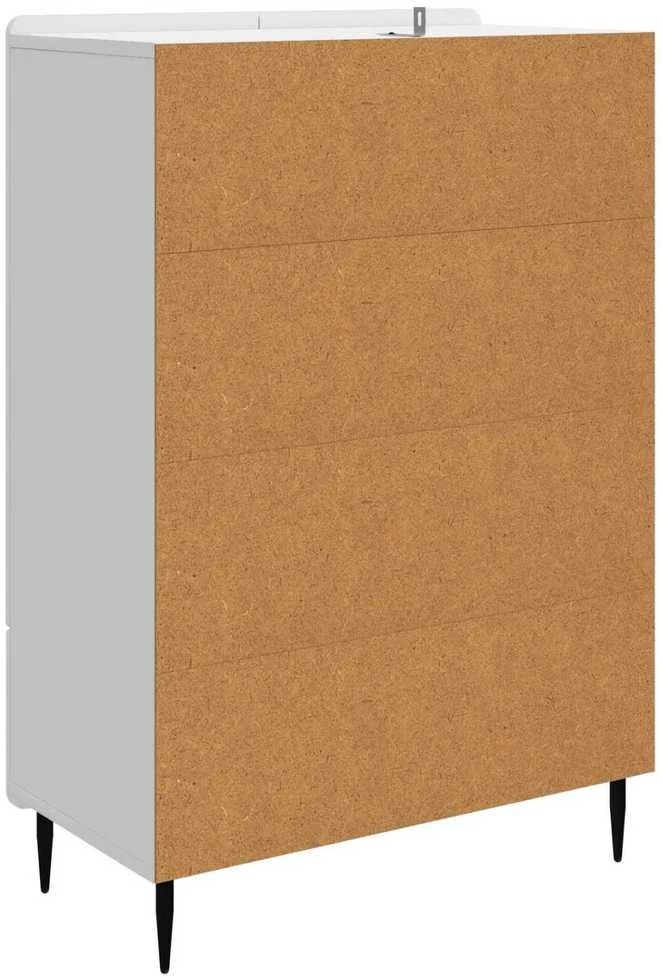 Kabalas Itin blizgi balta 66 x 34,5 x 97 cm Apdirbta mediena