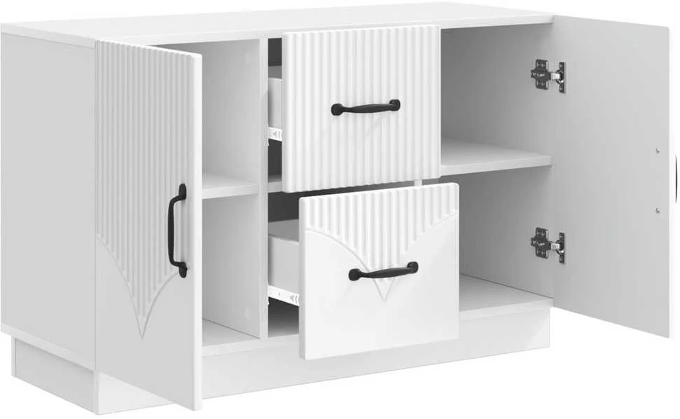 Kabalas Itin blizgi balta 89 x 34,5 x 57 cm Apdirbta mediena