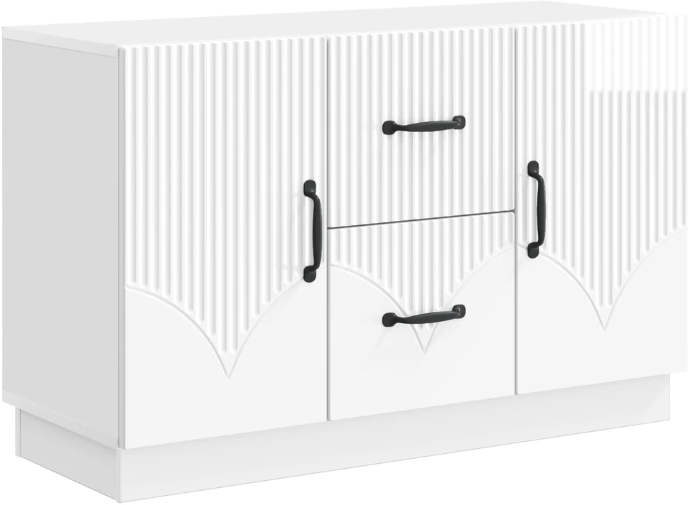 Kabalas Itin blizgi balta 89 x 34,5 x 57 cm Apdirbta mediena