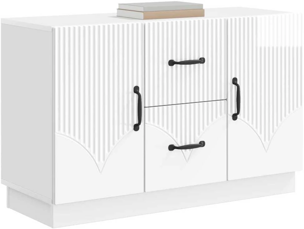 Kabalas Itin blizgi balta 89 x 34,5 x 57 cm Apdirbta mediena