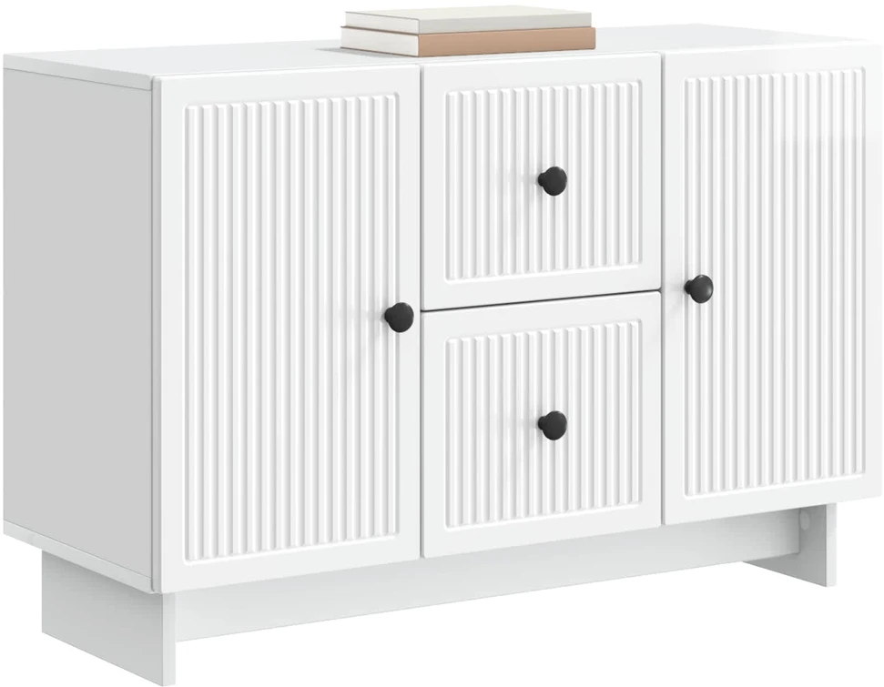 Kabalas Itin blizgi balta 89 x 34,5 x 60 cm Apdirbta mediena