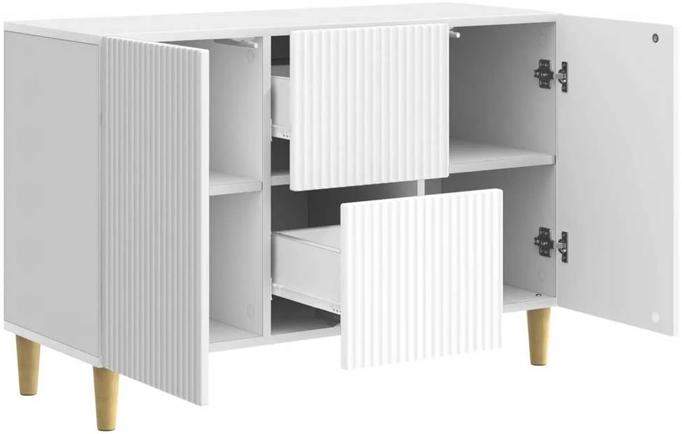Kabalas Itin blizgi balta 89 x 34,5 x 60 cm Apdirbta mediena